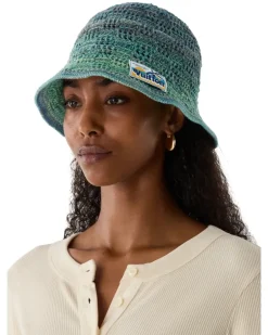 Damier Palm Tree Crochet Hut Green