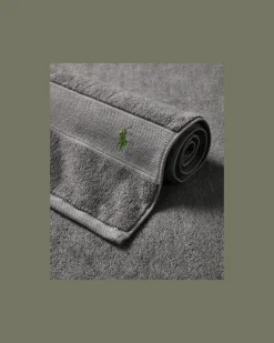 Das Polo-Handtuch und Badematte Grey