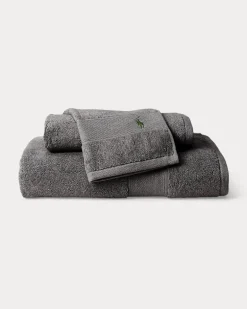 Das Polo-Handtuch und Badematte Grey