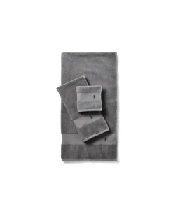 Das Polo-Handtuch und Badematte Grey