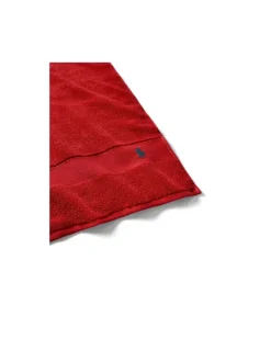 Das Polo-Handtuch und Badematte Red