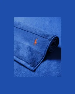 Das Polo und Badematte Blue
