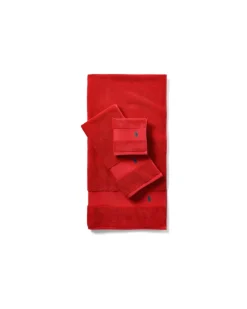 Das Polo und Badematte Red