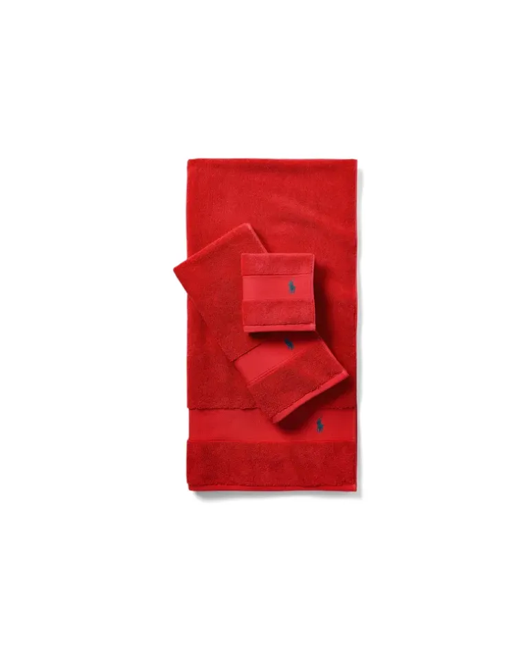 Das Polo und Badematte Red