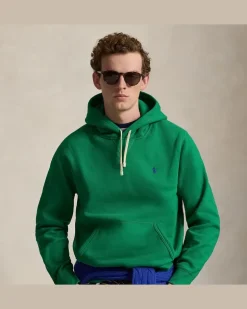 Das RL-Kapuzenshirt aus Fleece Green