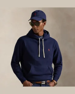 Das RL-Kapuzenshirt aus Fleece Blue