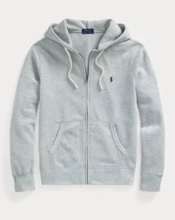 Das RL-Kapuzenshirt aus Fleece Grey