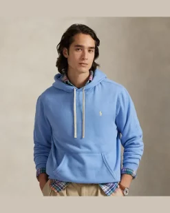 Das RL-Kapuzenshirt aus Fleece Blue