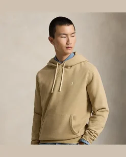 Das RL-Kapuzenshirt aus Fleece Tan