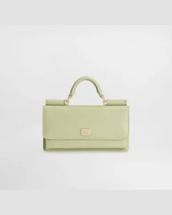 Dauphine Calfskin Phone Bag - Frau Collection Green Leder