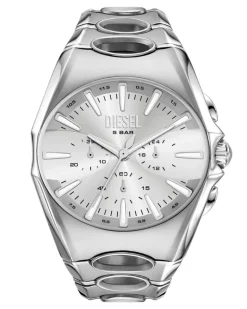 D-Curve Armbanduhr Edelstahluhr - Uhren - Herren - Silber