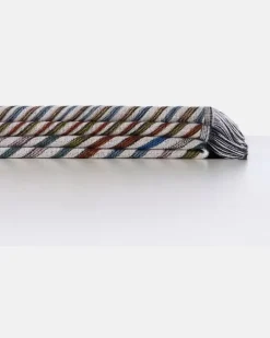 Decke Antwan aus einem Wollgemisch Multicolor