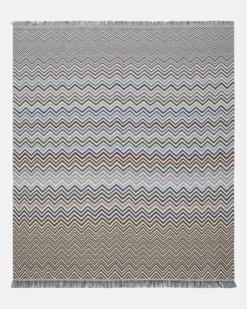 Decke Antwan aus einem Wollgemisch Multicolor