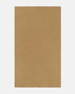 Decke aus Leinen Beige
