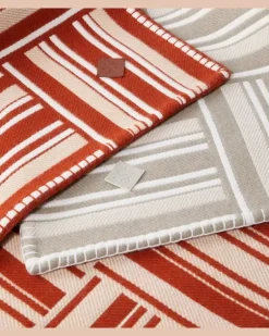 Decke aus Wolle und Kaschmir Beige