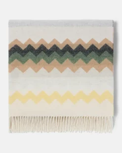 Decke Clifford aus einem Wollgemisch Multicolor