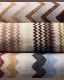Decke Humbert aus einem Wollgemisch Multicolor