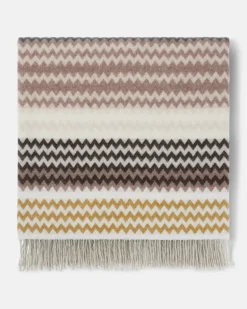 Decke Humbert aus einem Wollgemisch Multicolor