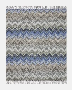Decke Perseo aus Wolle und Kaschmir Multicolor