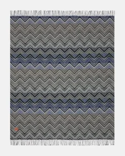 Decke Perseo aus Wolle und Kaschmir Multicolor