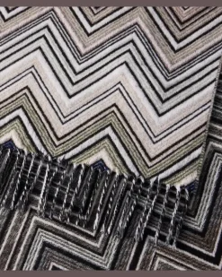 Decke Perseo aus Wolle und Kaschmir Multicolor