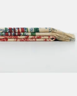 Decke Zacinto aus Leinen Multicolor