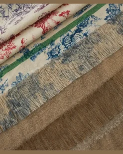 Decke Zacinto aus Leinen Multicolor