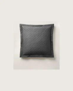 Dekokissenbezug mit Argyle-Muster Grey