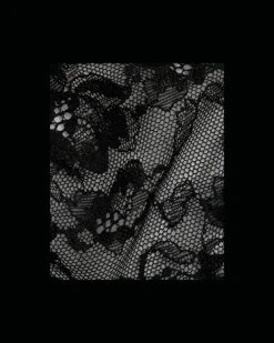 Dekolleté-Spitzen-BH mit Pailletten Black