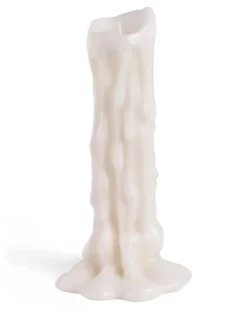Dekorative Kerze - Wohnaccessoires - Unisex - Weiss