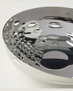 Deko-Schale Cell Silber