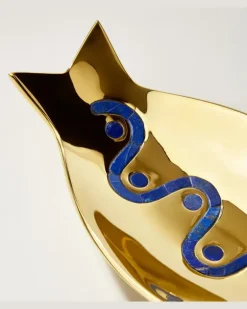 Deko-Schale Clam Shell Gold