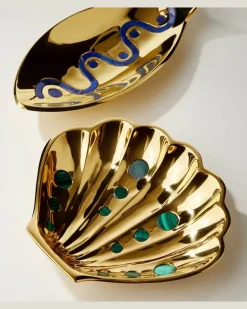 Deko-Schale Fish Gold