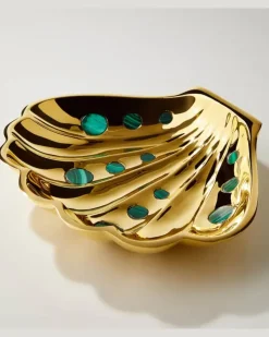 Deko-Schale Fish Gold