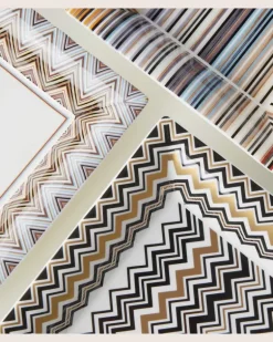 Deko-Schale Zigzag Gold Multicolor