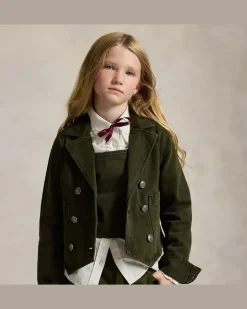Denim-Blazer Green