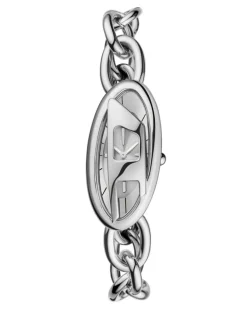 D-Era Armbanduhr aus Edelstahl mit zwei Zeigern - Uhren - Damen - Silber
