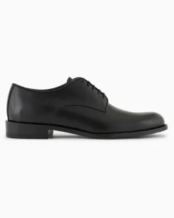 Derby aus Leder Schwarz
