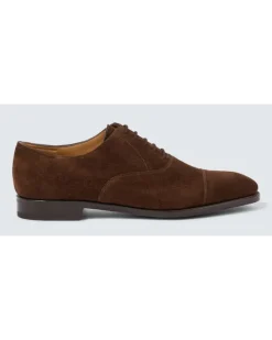Derby-Schuhe City II aus Veloursleder Braun