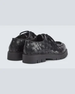 Derby-Schuhe Haddock aus Leder Schwarz