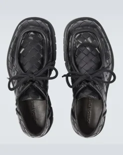 Derby-Schuhe Haddock aus Leder Schwarz