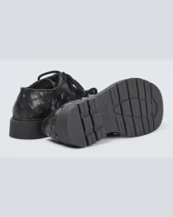 Derby-Schuhe Haddock aus Leder Schwarz