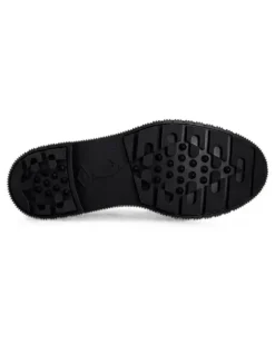 Derby-Schuhe mit geriffelter Sohle - Schwarz