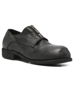 Derby-Schuhe mit Reißverschluss - Schwarz