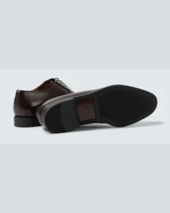 Derby-Schuhe New Classic aus Leder Braun