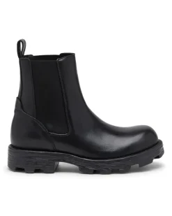 D-Hammer-Chelsea-Stiefel aus Leder - Stiefel - Herren - Schwarz