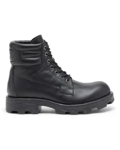 D-Hammer - Combat-Boots aus Leder - Stiefel - Herren - Schwarz