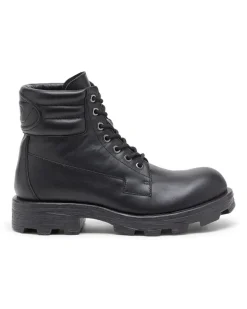 D-Hammer - Combat-Boots aus Leder - Stiefel - Herren - Schwarz