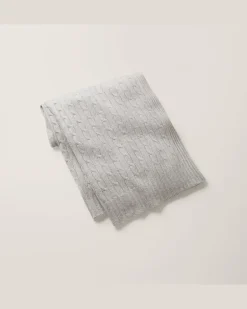 Die klassische Tagesdecke aus Kaschmir Grey