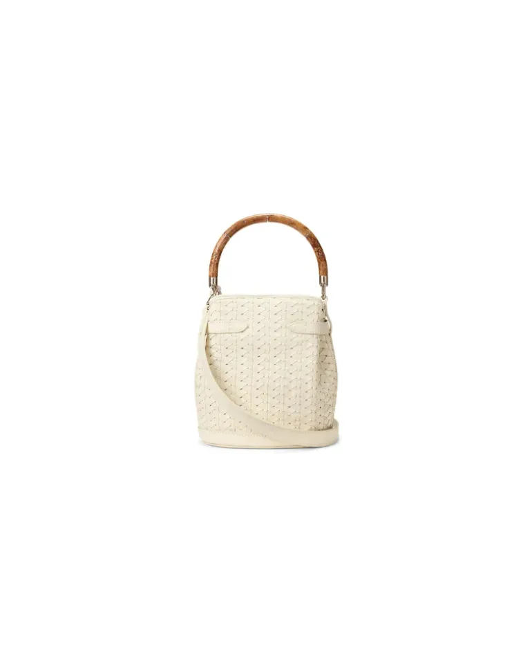 Die kleine Beuteltasche Ralph Lauren Cream
